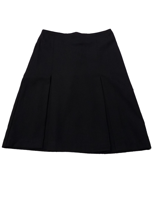Plain Navy Box Pleat Skirt by Bethells Uniforms - Bethells Uniforms